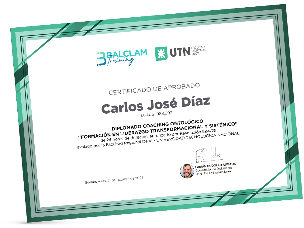 Certificación universitaria con UTN–FRD